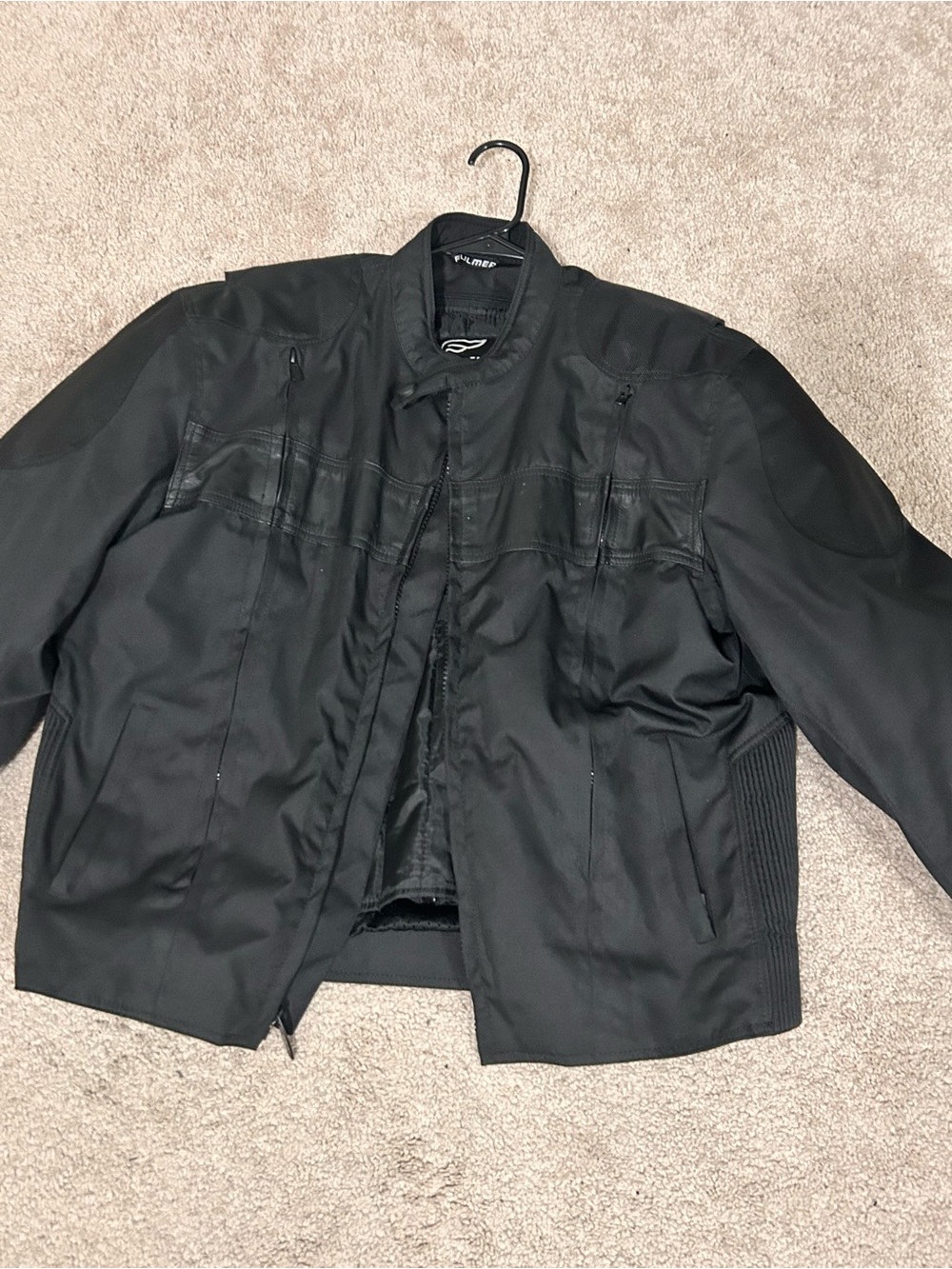 Fulmer Men's Black Performance Riding Jacket with Quilted Liner - Picture 3 of 7
